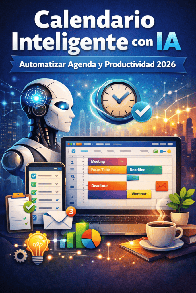 Calendario inteligente con IA para automatizar agenda y mejorar la productividad en 2026
