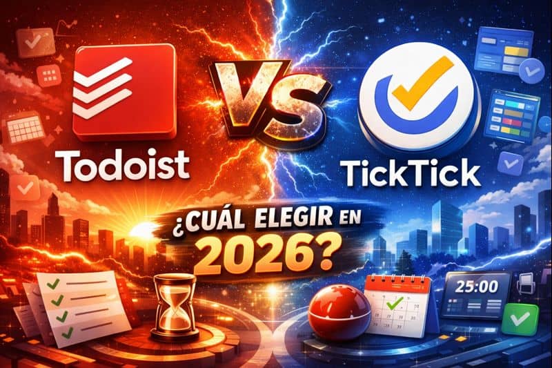 Comparativa entre Todoist y TickTick para la gestión de tareas y productividad personal