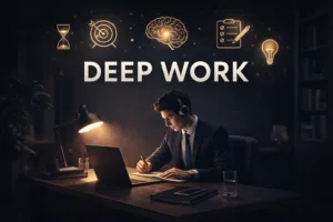 deep work y concentracion profunda trabajando sin distracciones