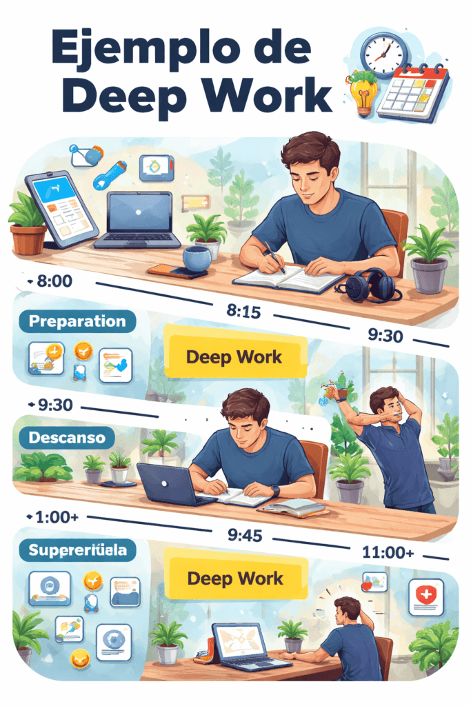 Ejemplo de Deep Work: cómo aplicarlo