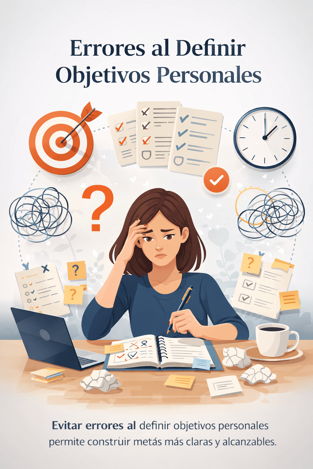 errores al definir objetivos personales en la planificación de metas