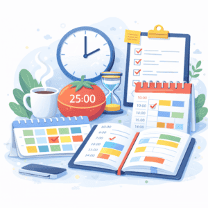 gestión del tiempo planificación tareas productividad trabajo