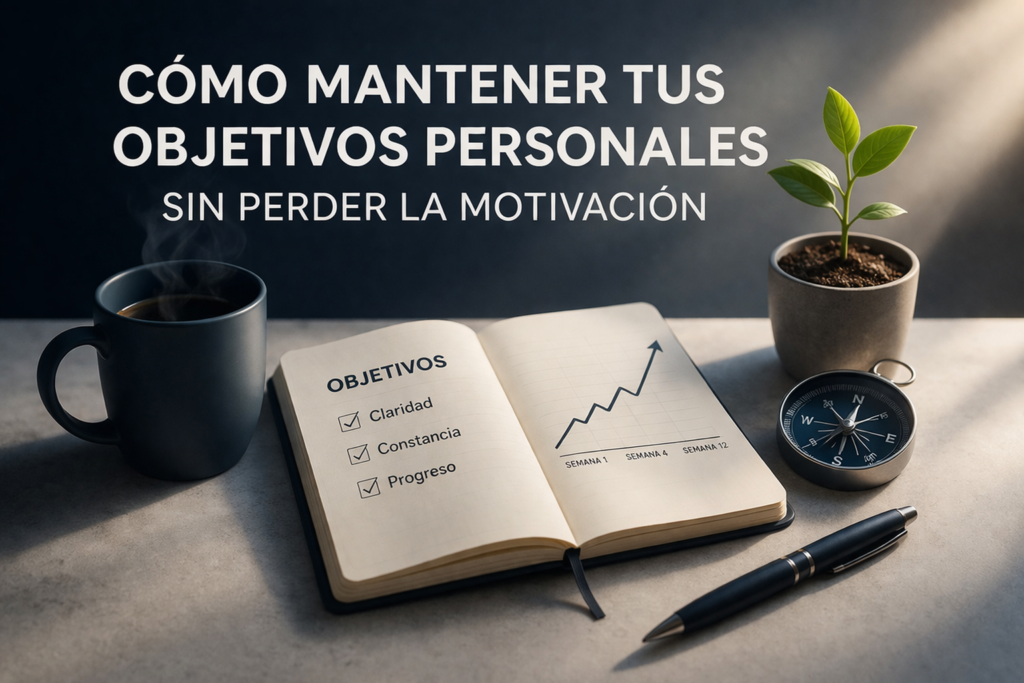 mantener objetivos personales sin perder la motivación con planificación y progreso
