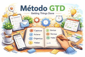 sistema de productividad metodo gtd organizando tareas y proyectos getting things done