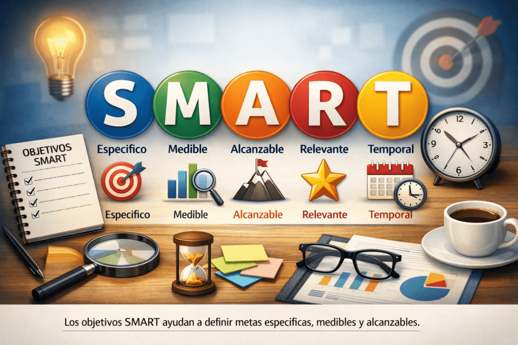 objetivos SMART para definir metas claras medibles y alcanzables
