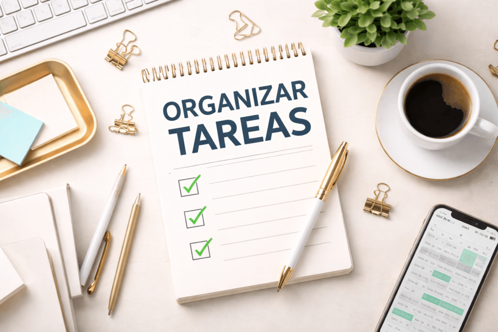 organizar tareas diarias para gestionar proyectos y prioridades con claridad