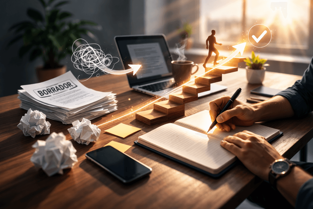 comparación entre perfeccionismo y acción en la procrastinación por perfeccionismo