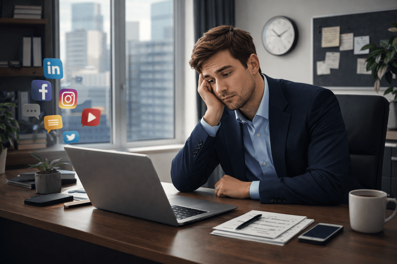 cómo vencer la procrastinación cuando no tienes motivación trabajando frente al ordenador