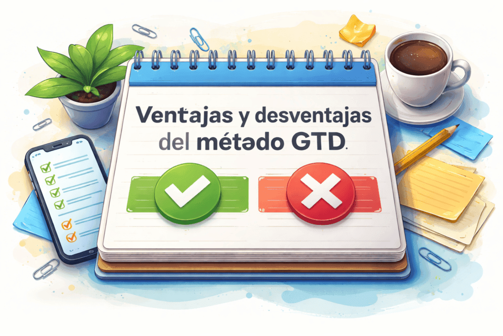 Ventajas y desventajas del método GTD para organizar tareas y proyectos de productividad