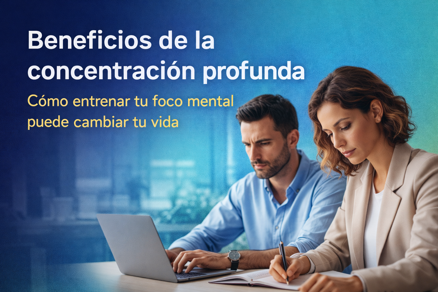 beneficios de la concentración profunda en el trabajo y el aprendizaje