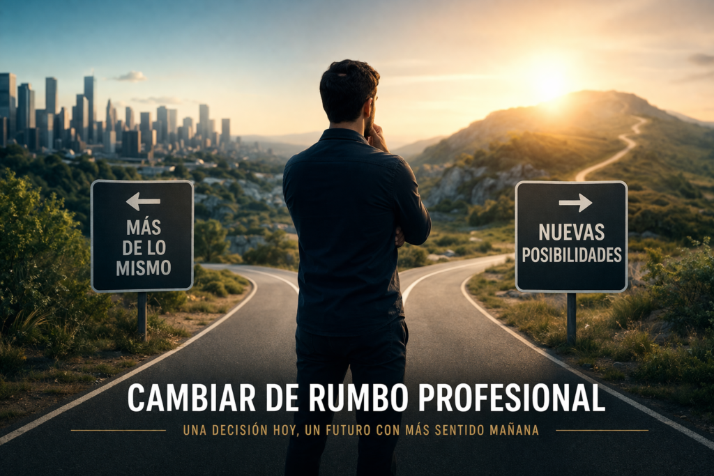 cambiar de rumbo profesional en una carrera