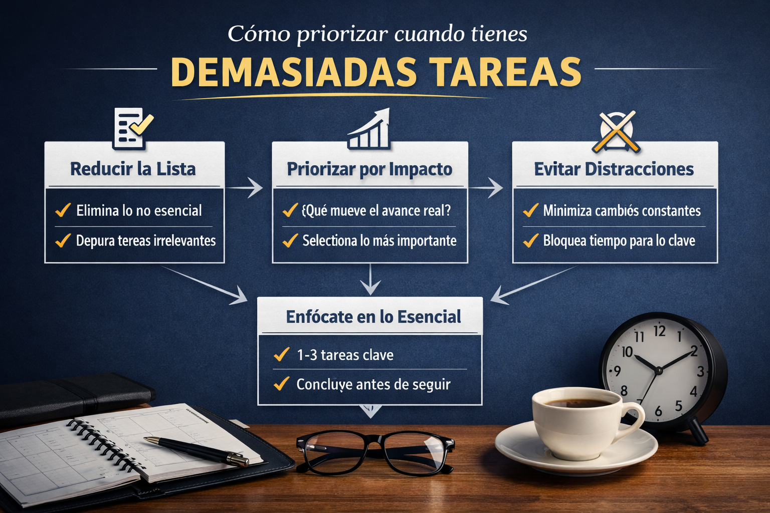 cómo priorizar cuando tienes demasiadas tareas pendientes