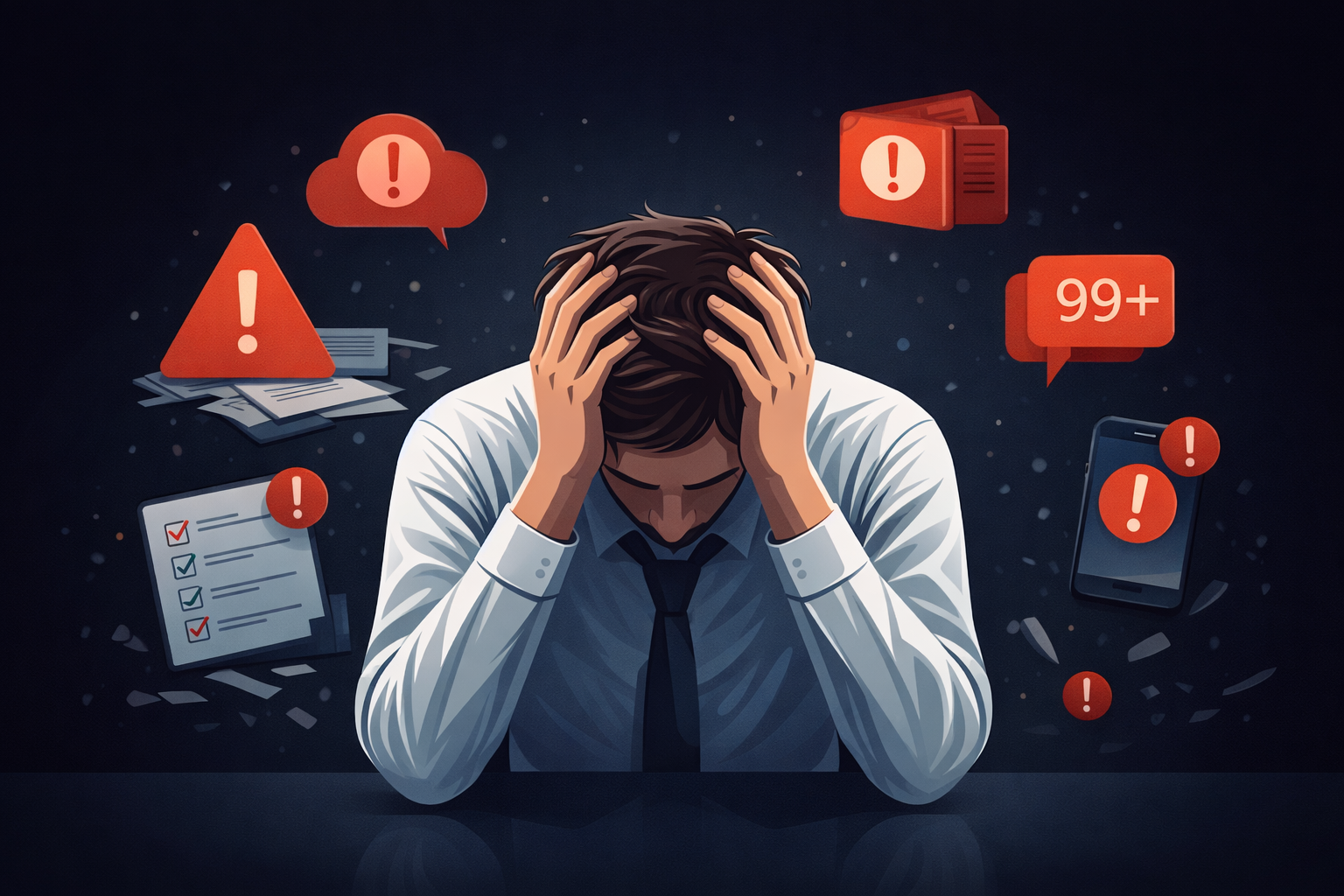 errores que destruyen la claridad mental y generan ruido mental