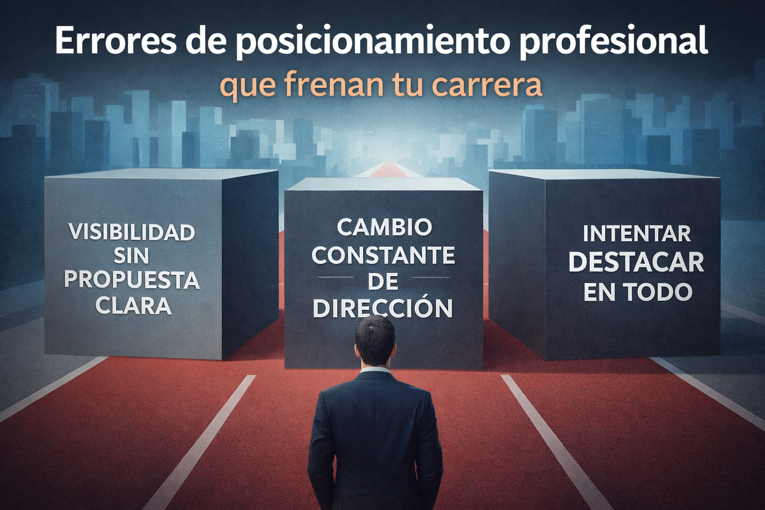 errores de posicionamiento profesional que frenan una carrera profesional