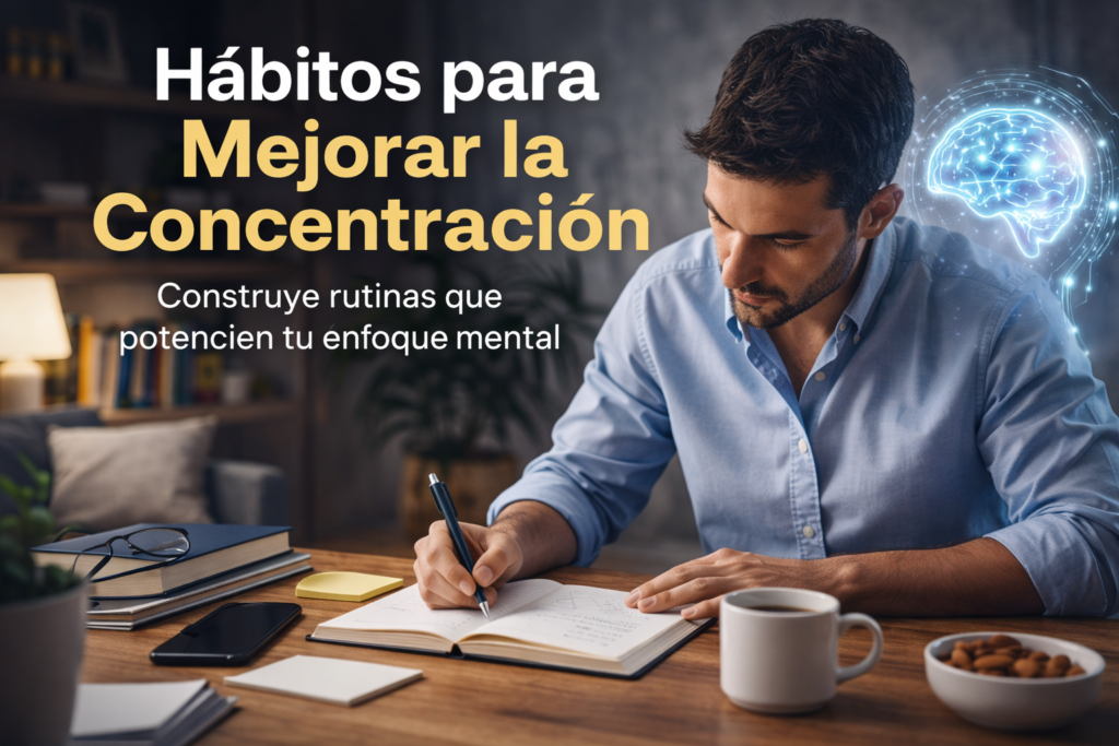 habitos para mejorar la concentracion y desarrollar foco mental en el trabajo