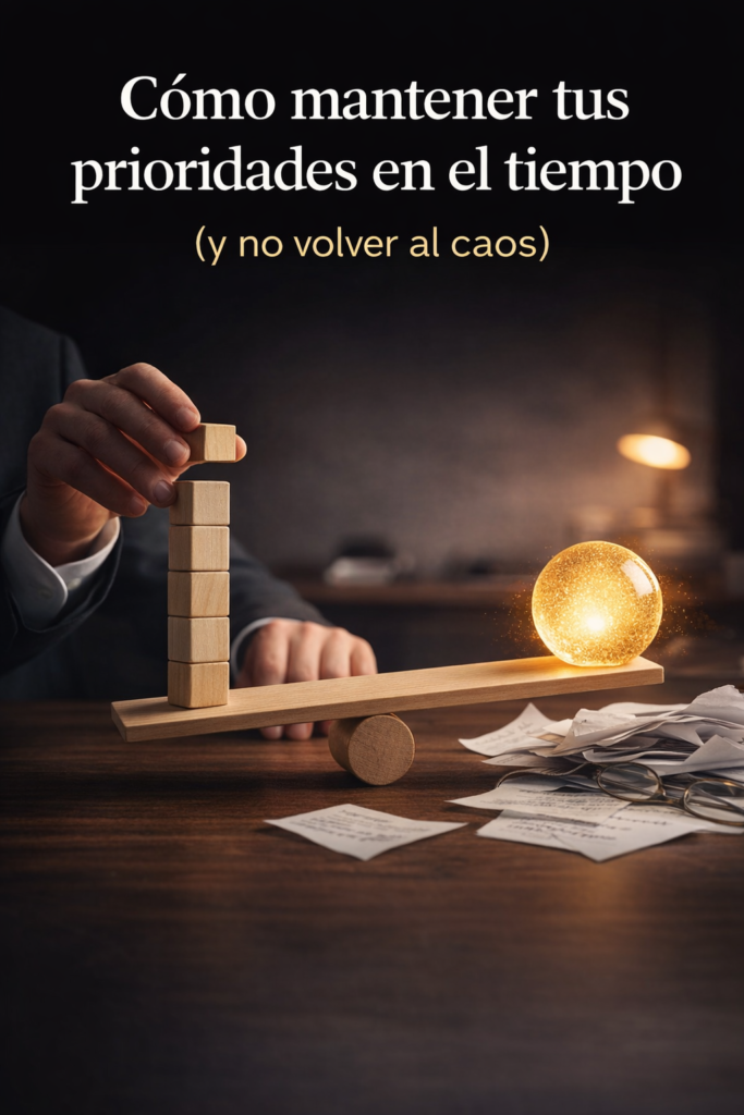 Cómo mantener tus prioridades en el tiempo equilibrando tareas importantes frente a lo urgente