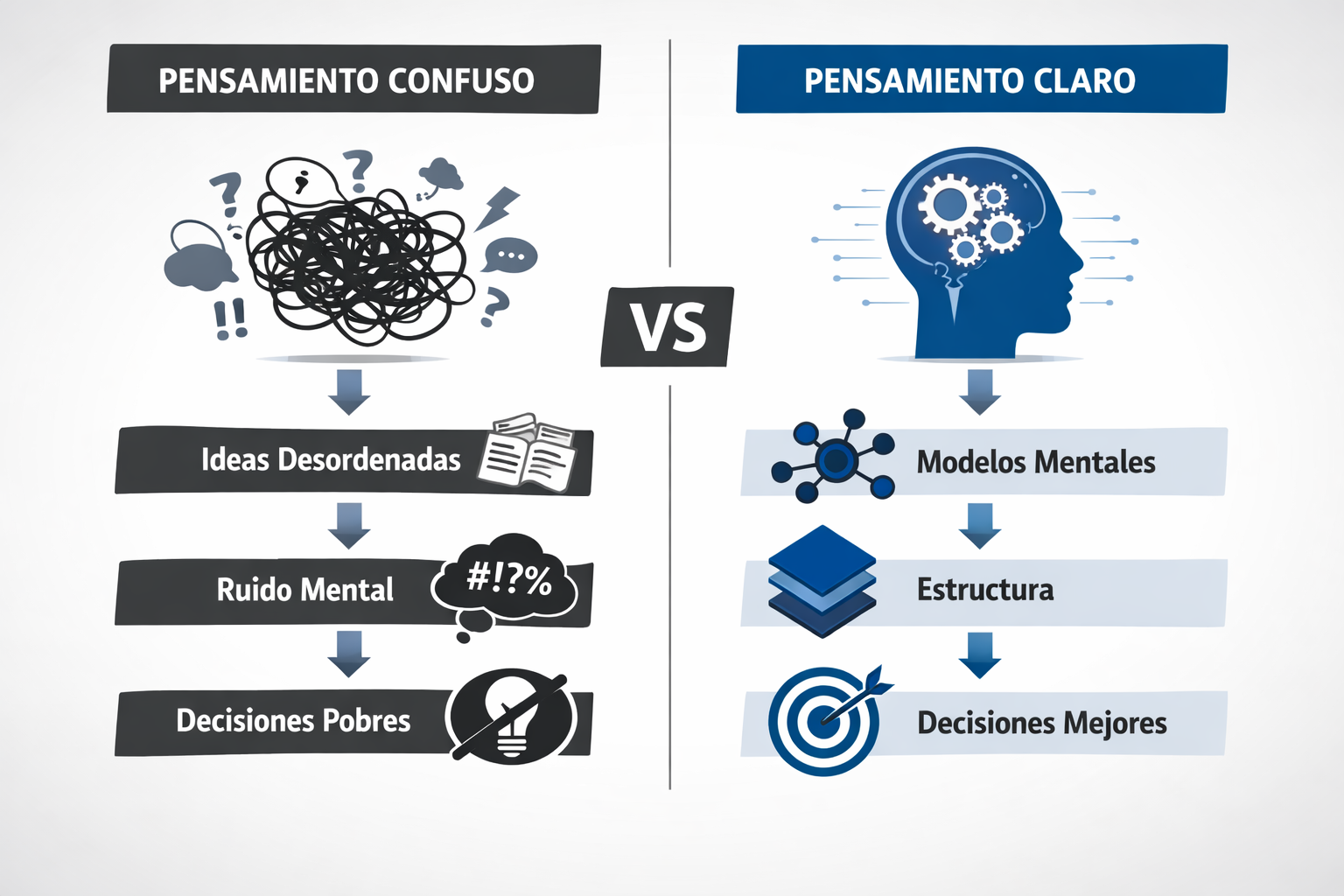 modelos mentales para pensar mejor y tomar decisiones con claridad