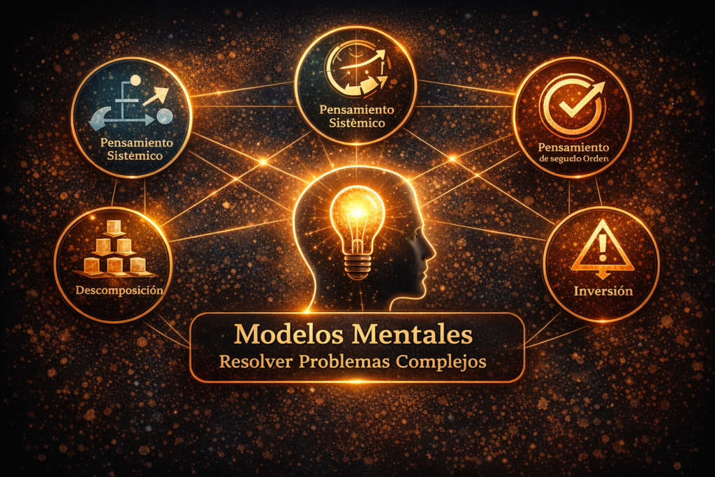 diagrama de modelos mentales para resolver problemas complejos