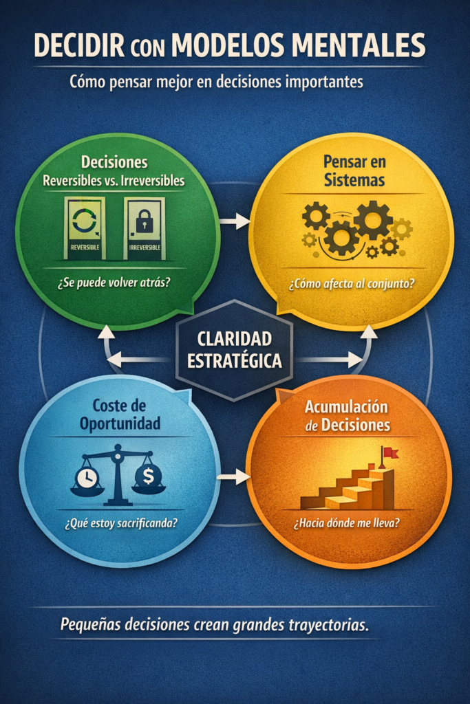 diagrama modelos mentales para tomar decisiones estratégicas