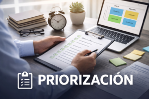 priorización de tareas en productividad con sistema de organización y planificación