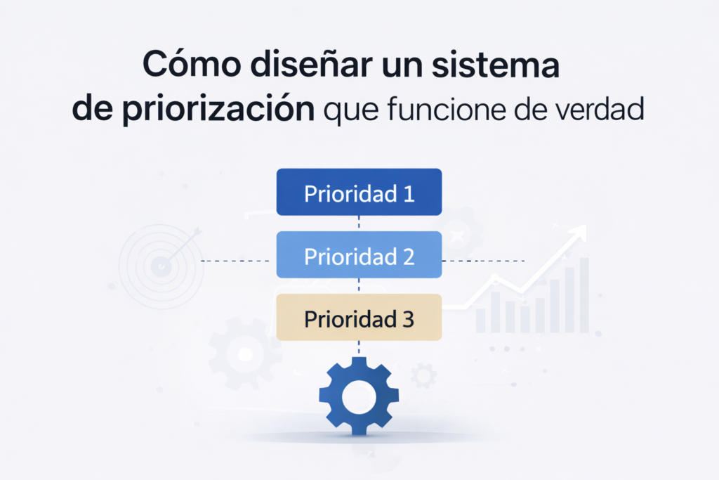 Sistema de priorización que funciona de verdad con niveles de prioridad