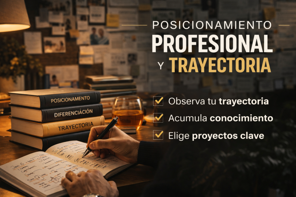construyendo una trayectoria y posicionamiento profesional mediante planificación y conocimiento acumulado