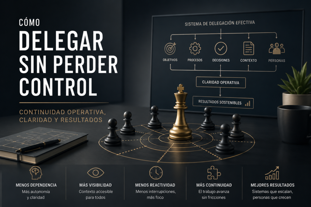 delegar sin perder control y continuidad operativa