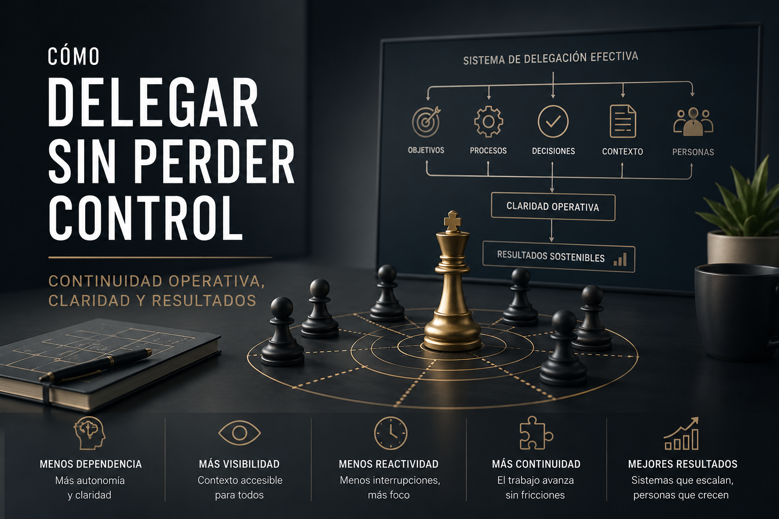 delegar sin perder control y continuidad operativa