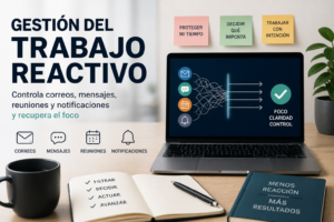 gestión del trabajo reactivo para controlar correos mensajes reuniones y recuperar el foco
